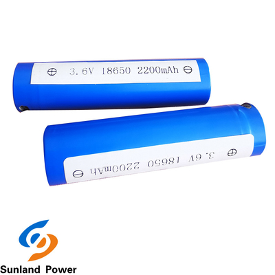 家庭電化製品のためのICR18650 3.7V 2200mahのリチウム イオン円柱電池