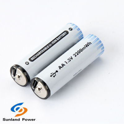 充電可能な1.5V AAリチウムイオンバッテリー USBタイプCコネクタ
