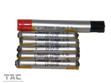 3.7V の自我 Ce4 のキット 110mAh ROHS のための LIR68500/LIR68430 E cig の大きい電池は承認しました