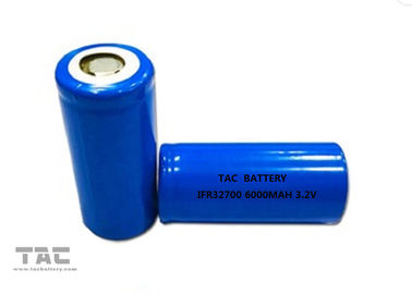 32700太陽軽い電池のための6000mah Lifepo4電池細胞3.2v 6ah 12か月の保証