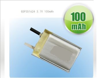 伝達者のための高容量 LP052030 3.7V 260mAh ポリマー リチウム イオン電池