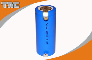 円柱3.2V LiFePO4電池26650P 2400mAh力のタイプ エネルギー密度