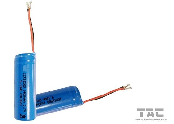 携帯用懐中電燈のためのICR18500 3.7V 1000mAhのリチウム イオン円柱電池