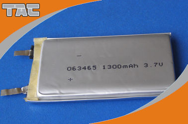 GSP063465 3.7 v 1300mAh 高容量リチウム イオン電池セル