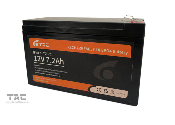 バックアップおよび太陽軽い鉛の酸の取り替えのための7.2Ah 12V LifePO4電池のパック