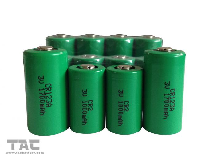 高容量3.0V CR123A 1700mAh李Mn電池