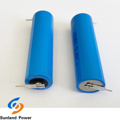 青いLiSOCl2電池ER14505S 3.6V 1.8AH高温電池