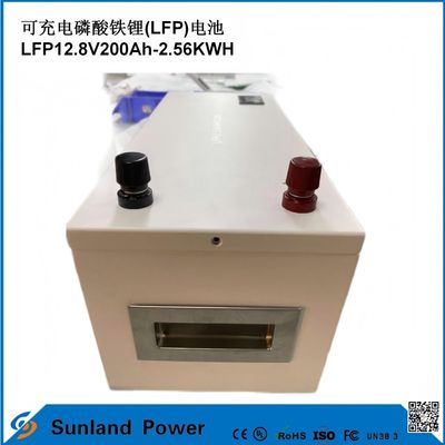 12V 200AH LiFePO4 バッテリー UN38.3 MSDS UL1642 証明書 連続負荷 100A LCD ディスプレイ