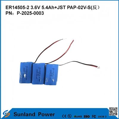 3.6V 5.4AH ER14505-2 プライマリ バッテリー 高速で安定した電圧 長寿命