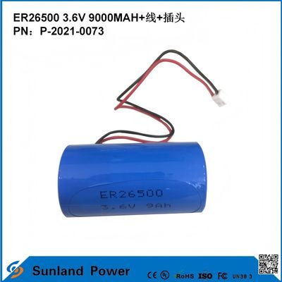 3.6V 9AH ER26500 プライマリ バッテリー 高速で安定した電圧 長寿命