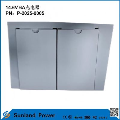 14.6V 6A 充電器,12.8V/14.4V リチウム鉄リン酸塩 (LiFePO4) と互換性 電池充電器,特に電動工具/電気のための設計 効率的な充電器,複数のデバイスと互換性
