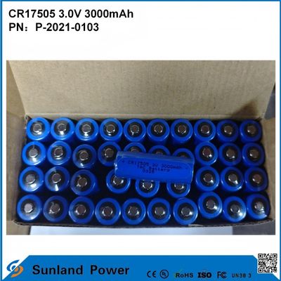 CR17505 3.0V 3000mAh スマート機器 医療機器 輸送・物流 スマート家具 高容量 安定した放電性能 電圧出力 長寿命