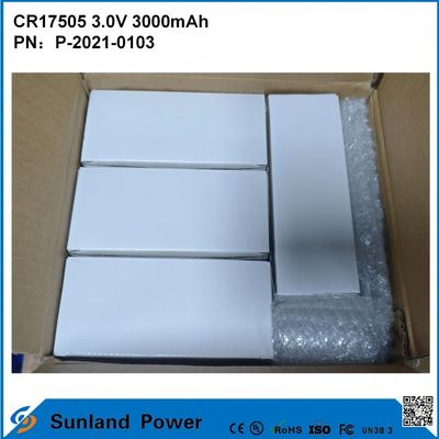 CR17505 3.0V 3000mAh スマート機器 医療機器 輸送・物流 スマート家具 高容量 安定した放電性能 電圧出力 長寿命