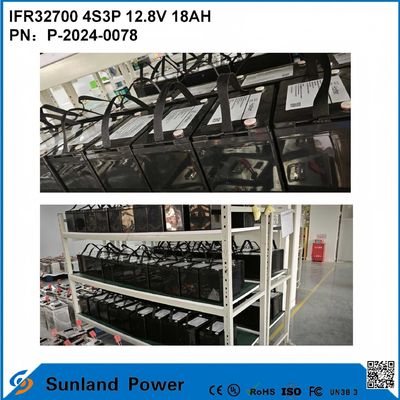 IFR32700 4S3P 12.8V 18Ah ソーラー用 洪水用 高明るさ LEDS ガーデン用 ソーラーライト 寿命PO4バッテリー