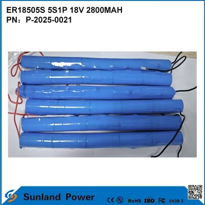 ER18505S 5S1P 18V 2800MAH 高温耐性,高容量バッテリー
