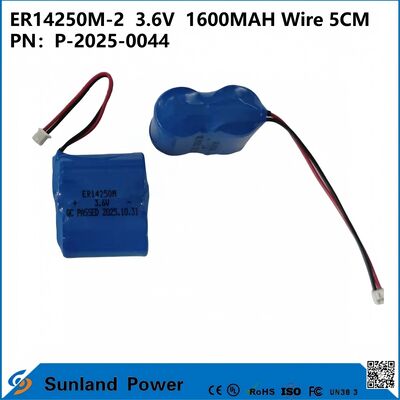 ER14250M-23.6V1600MAH スマートメーター,自動化機器,医療機器,ワイヤレス通信機器,盗難警報システム,自動車電子機器に使用される電池インターネットの
