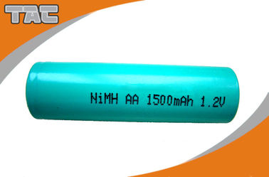 1.2V NI-MH AA 電池 1500mAh の長いサイクル寿命、NI MH 充電電池