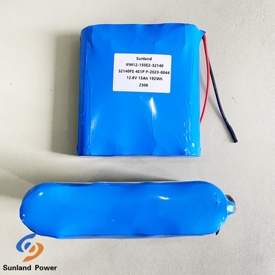 長サイクル寿命 15AH 12V LiFePO4 バッテリーパック 32140 4S1P 防爆製品