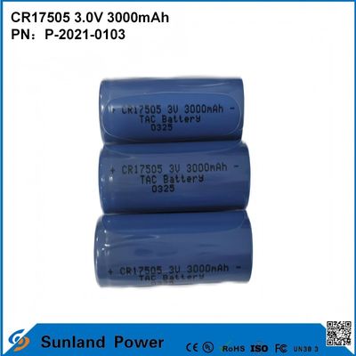 CR17505 3.0V 3000mAh スマート機器 医療機器 輸送・物流 スマート家具 高容量 安定した放電性能 電圧出力 長寿命
