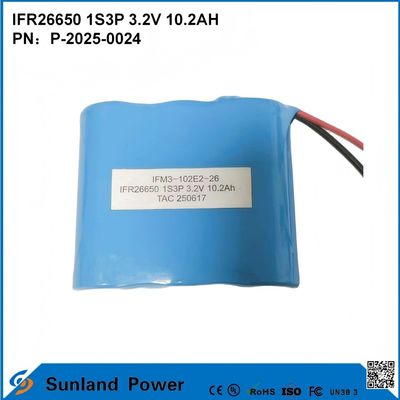 IFR26650 1S3P 3.2V 10.2Ah バッテリー大量入荷、OEMエネルギー貯蔵システム、電動工具、バックアップ電源に利用可能