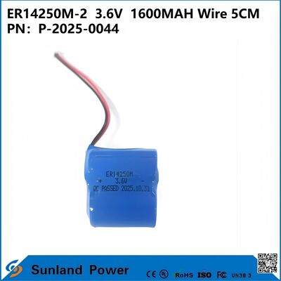 ER14250M-23.6V1600MAH スマートメーター,自動化機器,医療機器,ワイヤレス通信機器,盗難警報システム,自動車電子機器に使用される電池インターネットの