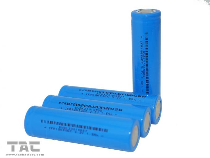 懐中電燈のためのリチウム電池IFR18650 3.2V LiFePO4電池1400mAh