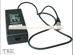 36V または 43.8V 2A ポータブル バッテリー 充電器