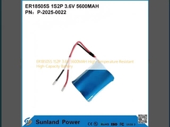 ER18505S 1S2P 3.6V 5600MAH 高温耐性高容量バッテリー