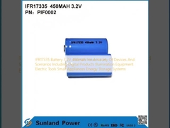 IFR17335 バッテリー 3.2V 450mah デジタル製品を含むさまざまなデバイスとシナリオのための電池 照明機器 電気工具 小型の家電 エネルギー貯蔵システム