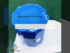 LiSOCl2 バッテリー プライマリ バッテリー ER34615 5S6P 18V 95Ah 環境温度は -55°C~85°C