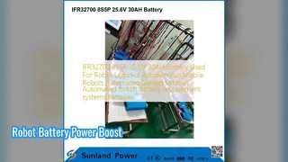 ロボットバッテリーアップグレード 25.6V 30AH